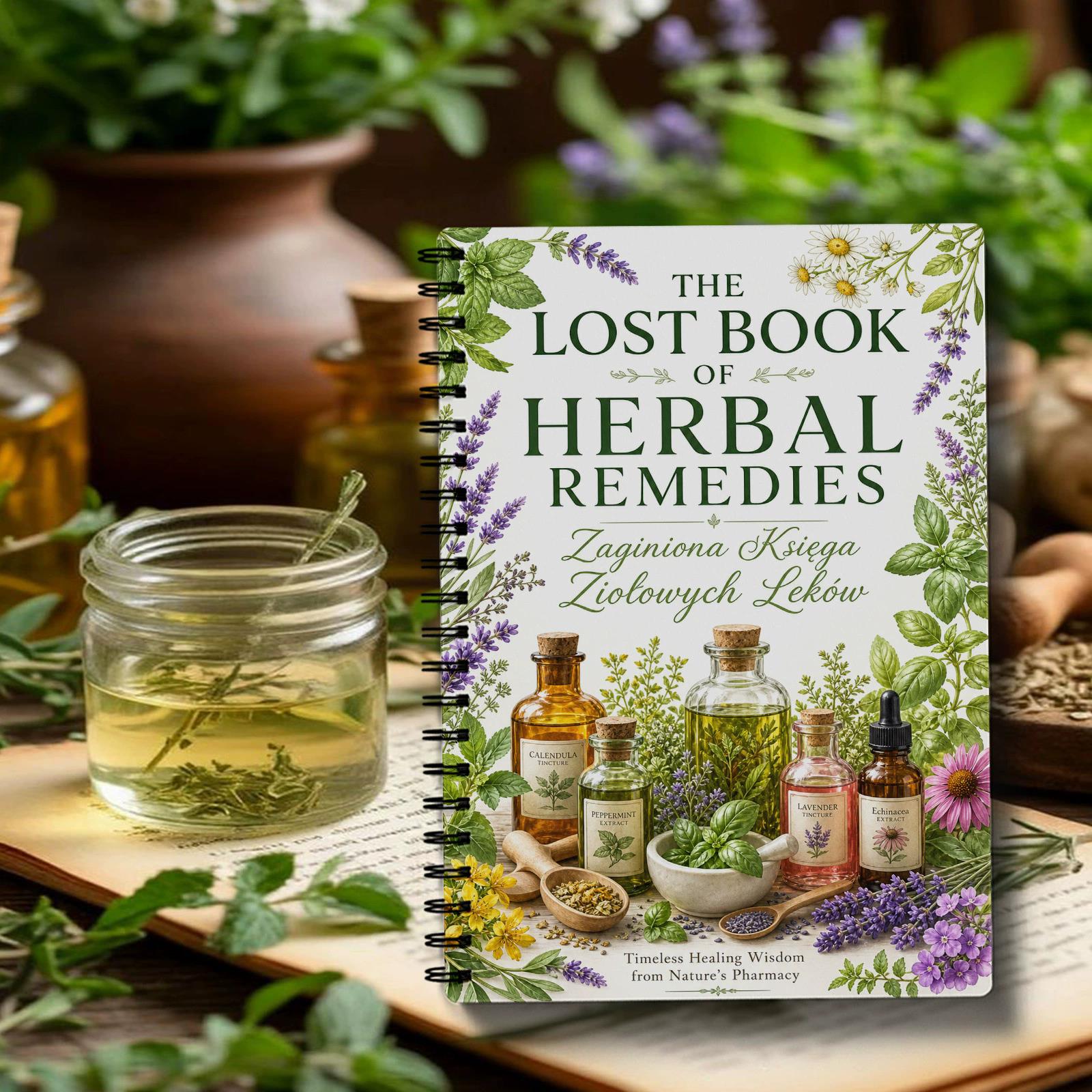 Herbal Wellness - Caderno Espiral de Remédios Herbais Edição