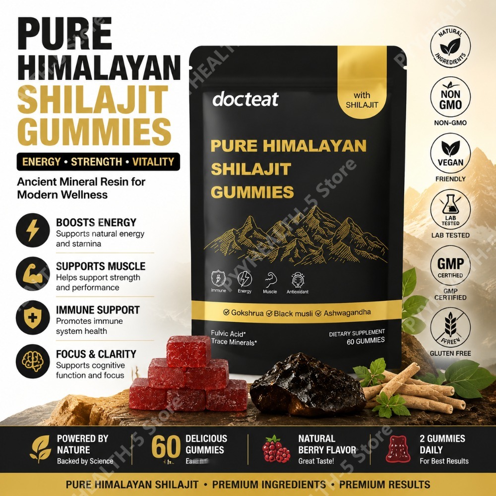 Herbal Wellness - Docteat Gomas de Shilajit Puro do