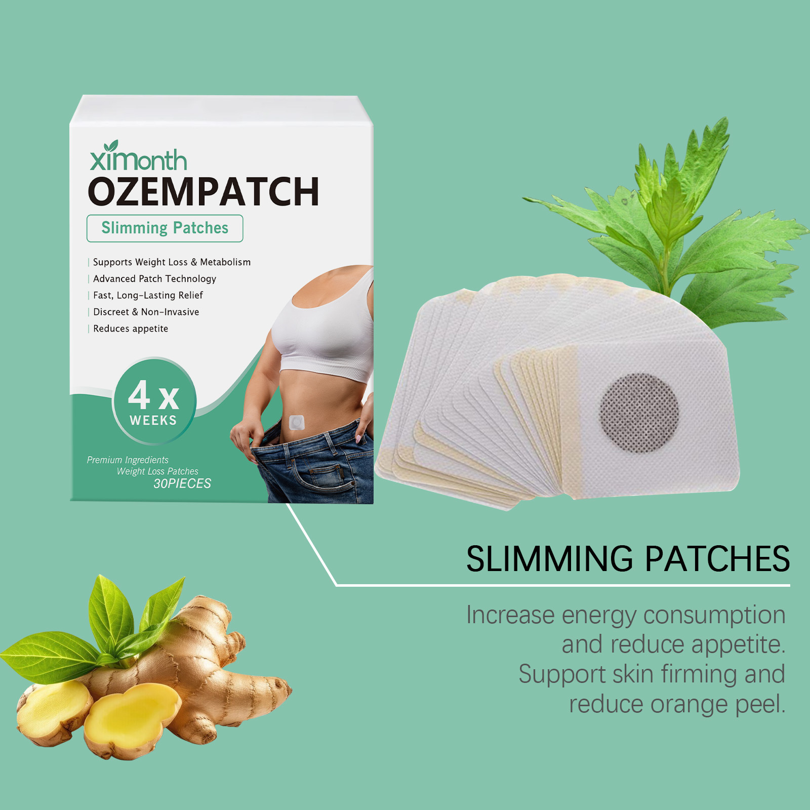 Ximonth Adesivos Modeladores C - Herbal Wellness avaliação e preço